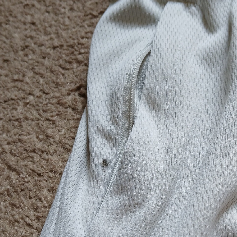 Adidas Men's Athletic Shorts in White with Black Trim - Picture 2 of 5